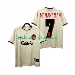 Liverpool MCMANAMAN 7 1996 1997 Tröja Retro 2:a Matchställ Män Kortärmad