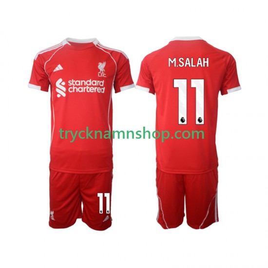 Liverpool Mohamed Salah 11 2025-2026 Tröja 1:a Matchställ Barn Kortärmad