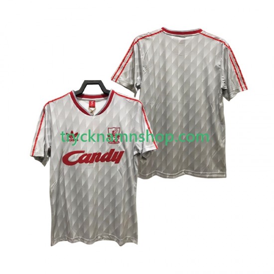 Liverpool 1989 1991 Tröja Retro 2:a Matchställ Män Kortärmad