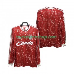 Liverpool 1989 1991 Tröja Retro 1:a Matchställ Män Långärmad
