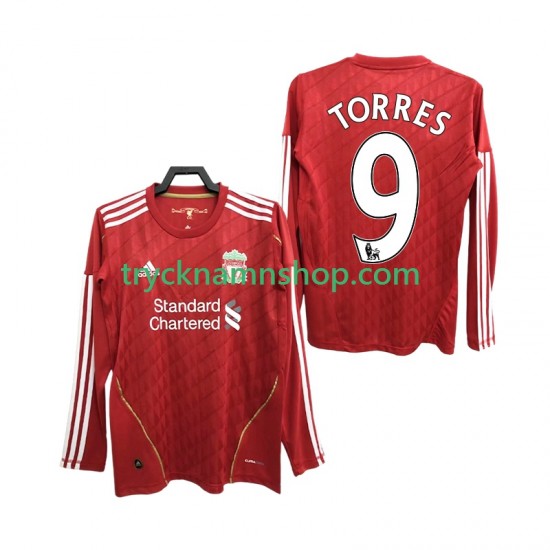 Liverpool Torres 9 2010 2012 Tröja Retro 1:a Matchställ Män Långärmad