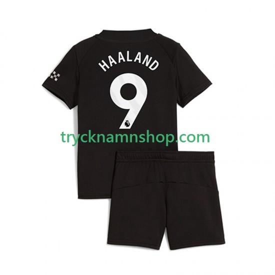 Manchester City Erling Haaland 9 2025-2026 Tröja 2:a Matchställ Barn Kortärmad