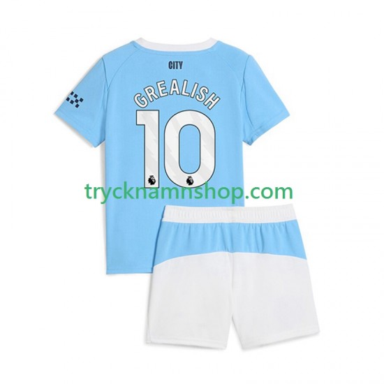 Manchester City Jack Grealish 10 2025-2026 Tröja 1:a Matchställ Barn Kortärmad