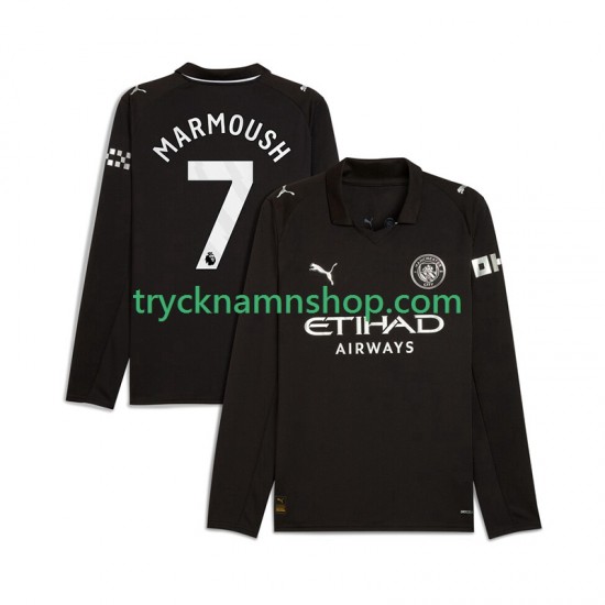 Manchester City Omar Marmoush 7 2025-2026 Tröja 2:a Matchställ Män Långärmad