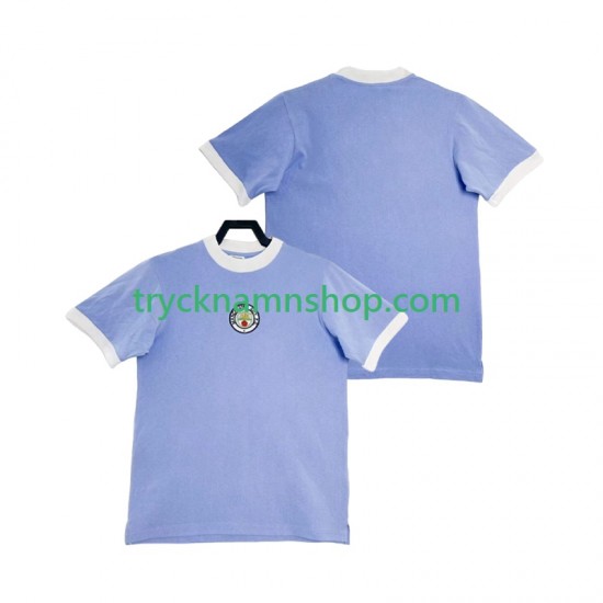 Manchester City 1972 Tröja Retro 1:a Matchställ Män Kortärmad