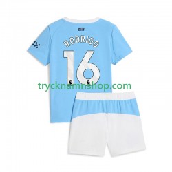 Manchester City Rodrigo Hernandez 16 2025-2026 Tröja 1:a Matchställ Barn Kortärmad