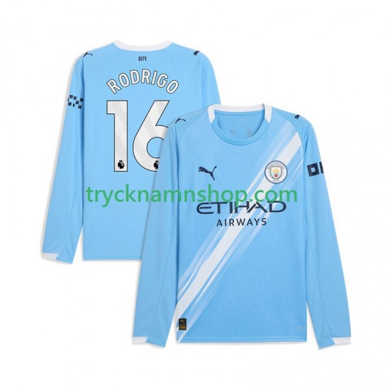 Manchester City Rodrigo Hernandez 16 2025-2026 Tröja 1:a Matchställ Män Långärmad