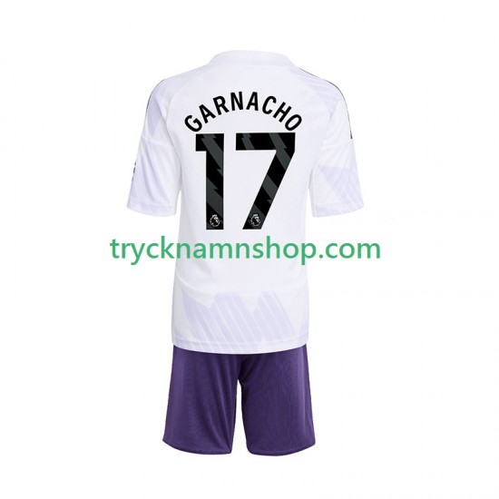 Manchester United Alejandro Garnacho 17 2025-2026 Tröja 2:a Matchställ Barn Kortärmad