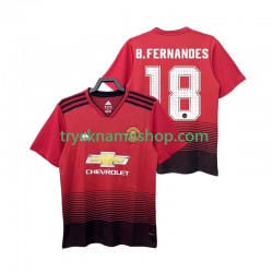 Manchester United B.FERNANDES 18 2018 2019 Tröja Retro 1:a Matchställ Män Kortärmad