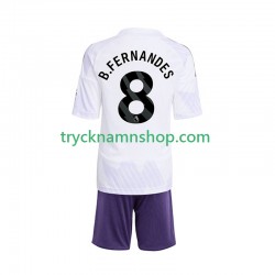 Manchester United Bruno Fernandes 8 2025-2026 Tröja 2:a Matchställ Barn Kortärmad
