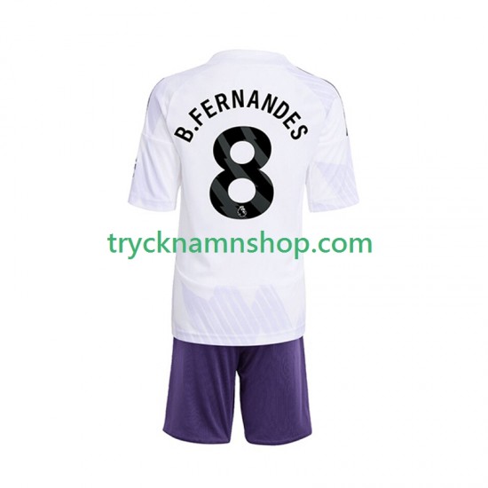 Manchester United Bruno Fernandes 8 2025-2026 Tröja 2:a Matchställ Barn Kortärmad