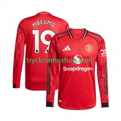 Manchester United Bryan Mbeumo 19 2025-2026 Tröja 1:a Matchställ Män Långärmad