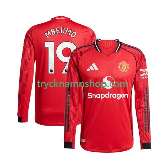 Manchester United Bryan Mbeumo 19 2025-2026 Tröja 1:a Matchställ Män Långärmad