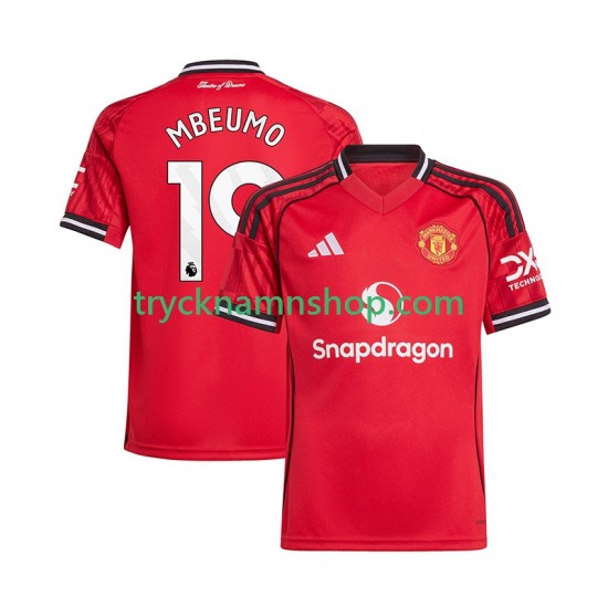 Manchester United Bryan Mbeumo 19 2025-2026 Tröja 1:a Matchställ Män Kortärmad
