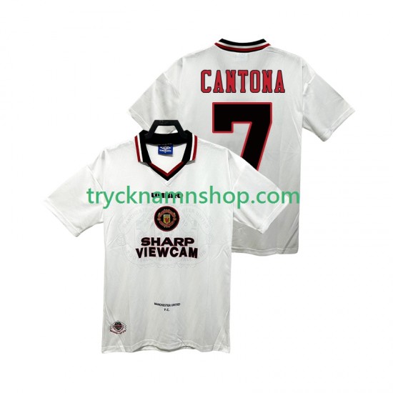 Manchester United CANTONA 7 1996 1997 Tröja Retro 2:a Matchställ Män Kortärmad