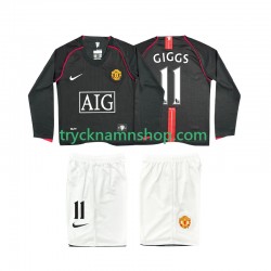 Manchester United GIGGS 11 2007 2008 Tröja Retro 2:a Matchställ Barn Långärmad