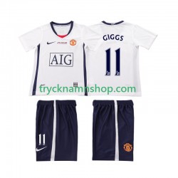 Manchester United GIGGS 11 Champions League 2008 2009 Tröja Retro 2:a Matchställ Barn Kortärmad