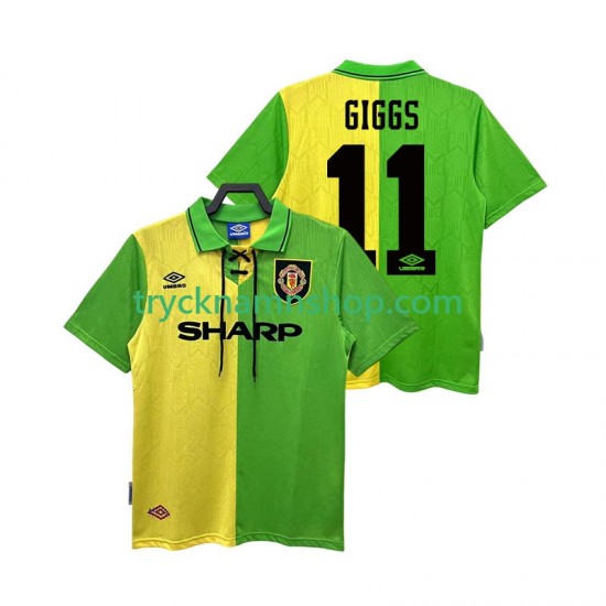 Manchester United GIGGS 11 1992 1994 Tröja Retro 2:a Matchställ Män Kortärmad