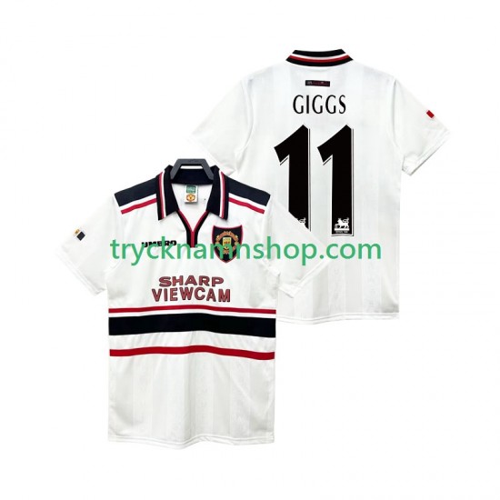 Manchester United GIGGS 11 1998 1999 Tröja Retro 2:a Matchställ Män Kortärmad