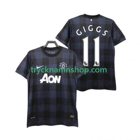 Manchester United GIGGS 11 2013 2014 Tröja Retro 2:a Matchställ Män Kortärmad