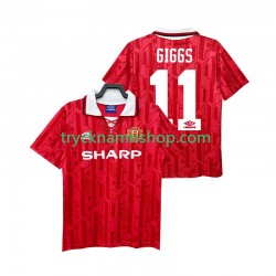 Manchester United GIGGS 11 1992 1994 Tröja Retro 1:a Matchställ Män Kortärmad