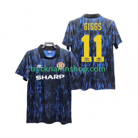 Manchester United GIGGS 11 1993 Tröja Retro 1:a Matchställ Män Kortärmad