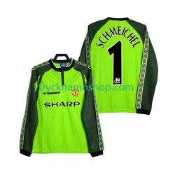 Manchester United Målvakt SCHMEICHEL 1 1998 2000 Tröja Retro 1:a Matchställ Män Långärmad