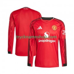 Manchester United 2025-2026 Tröja 1:a Matchställ Män Långärmad
