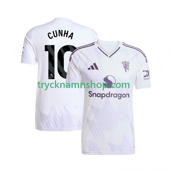 Manchester United Matheus Cunha 10 2025-2026 Tröja 2:a Matchställ Män Kortärmad