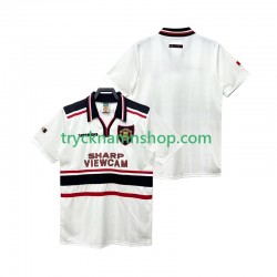 Manchester United 1998 1999 Tröja Retro 2:a Matchställ Män Kortärmad