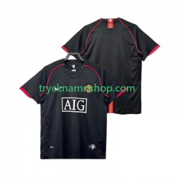 Manchester United 2007 2008 Tröja Retro 2:a Matchställ Män Kortärmad