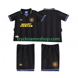 Manchester United 1993 1994 Tröja Retro 2:a Matchställ Barn Kortärmad