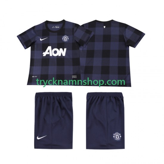 Manchester United 2013 2014 Tröja Retro 2:a Matchställ Barn Kortärmad