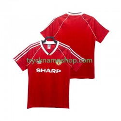 Manchester United 1988 1990 Tröja Retro 1:a Matchställ Män Kortärmad