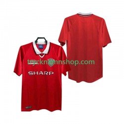 Manchester United 1999 2000 Tröja Retro 1:a Matchställ Män Kortärmad