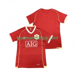 Manchester United 2006 2007 Tröja Retro 1:a Matchställ Män Kortärmad