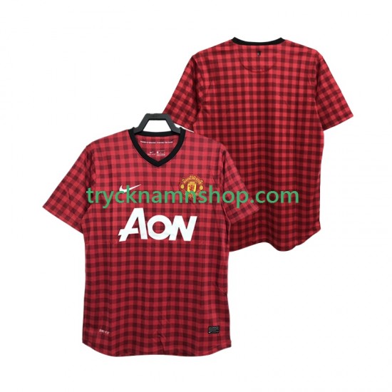 Manchester United 2012 2013 Tröja Retro 1:a Matchställ Män Kortärmad