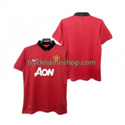 Manchester United 2013 2014 Tröja Retro 1:a Matchställ Män Kortärmad