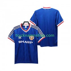 Manchester United 1986 1988 Tröja Retro 3:e Matchställ Män Kortärmad