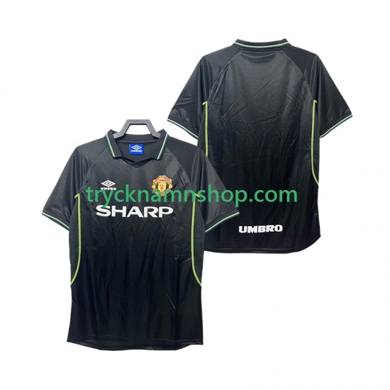 Manchester United 1998 1999 Tröja Retro 3:e Matchställ Män Kortärmad