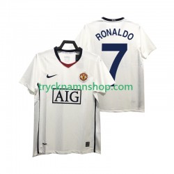 Manchester United Ronaldo 7 Premier League 2008 2009 Tröja Retro 2:a Matchställ Män Kortärmad