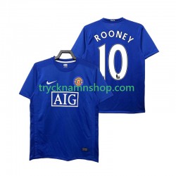 Manchester United Rooney 10 2008 2009 Tröja Retro 3:e Matchställ Män Kortärmad