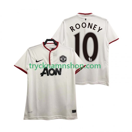Manchester United Rooney 10 2013 2014 Tröja Retro 3:e Matchställ Män Kortärmad