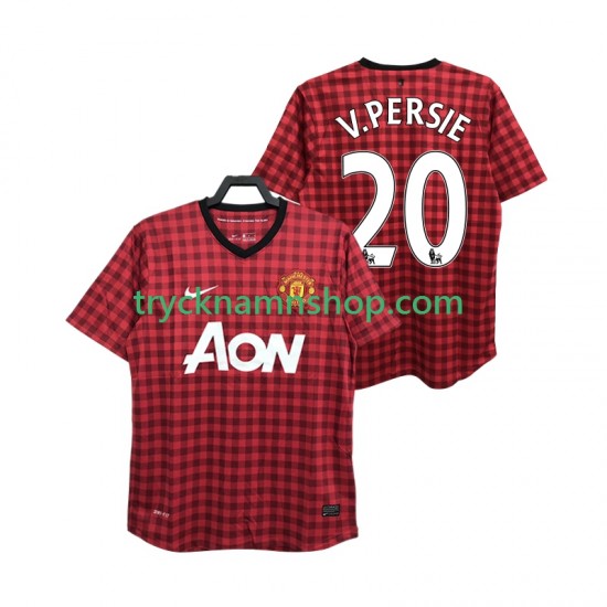 Manchester United V PERSIE 20 2012 2013 Tröja Retro 1:a Matchställ Män Kortärmad