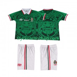 Mexiko 1998 Tröja Retro 1:a Matchställ Barn Kortärmad