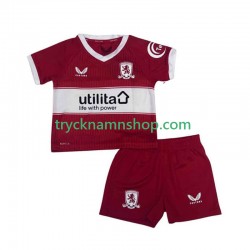 Middlesbrough 2025-2026 Tröja 1:a Matchställ Barn Kortärmad