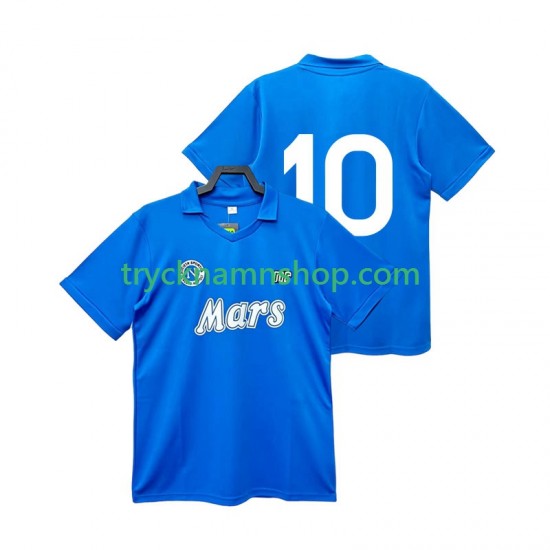 SSC Napoli 10 1988 1989 Tröja Retro 1:a Matchställ Män Kortärmad