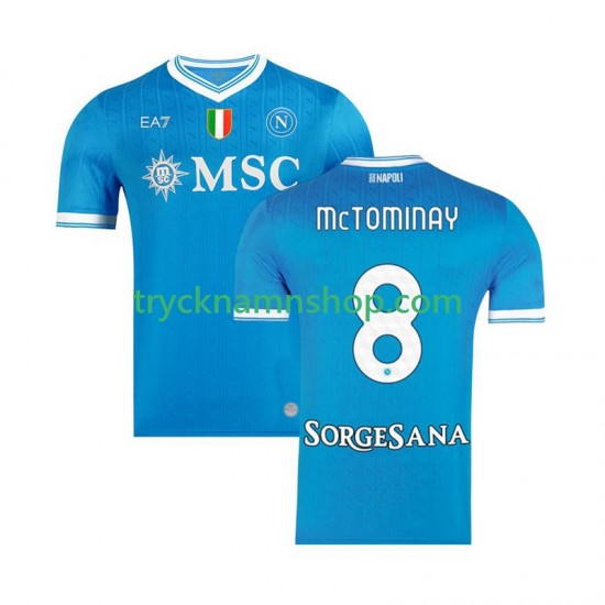 SSC Napoli Scott McTominay 8 2025-2026 Tröja 1:a Matchställ Män Kortärmad