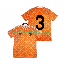 Nederländerna 3 1988 Tröja Retro 1:a Matchställ Män Kortärmad