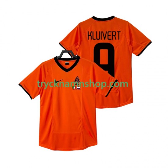 Nederländerna KLUIVERT 9 2000 Tröja Retro 1:a Matchställ Män Kortärmad